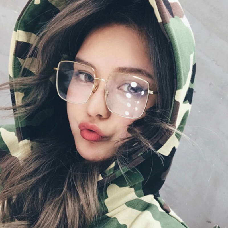 大方框眼鏡  抗藍光眼鏡 防藍光眼鏡 大框眼鏡 藍光 眼鏡框 防藍光 男女眼鏡 復古鏡框 素顏神器復古多邊眼鏡