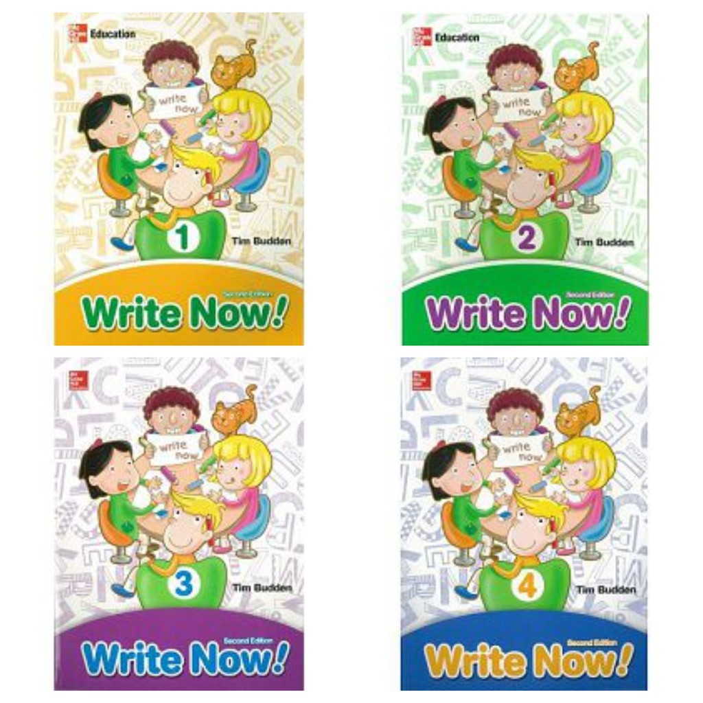 Write now 1-4兒童英文寫作書