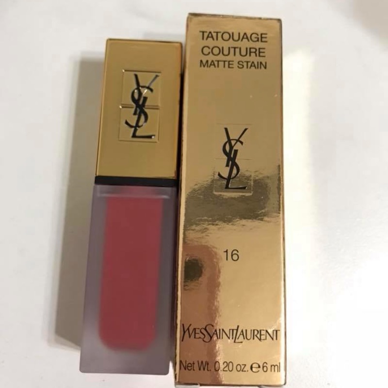 YSL16,乾燥玫瑰色？ 日本代購購入，用2次還是覺得不適合