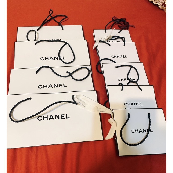 Chanel香奈兒化妝品專櫃彩妝紙袋