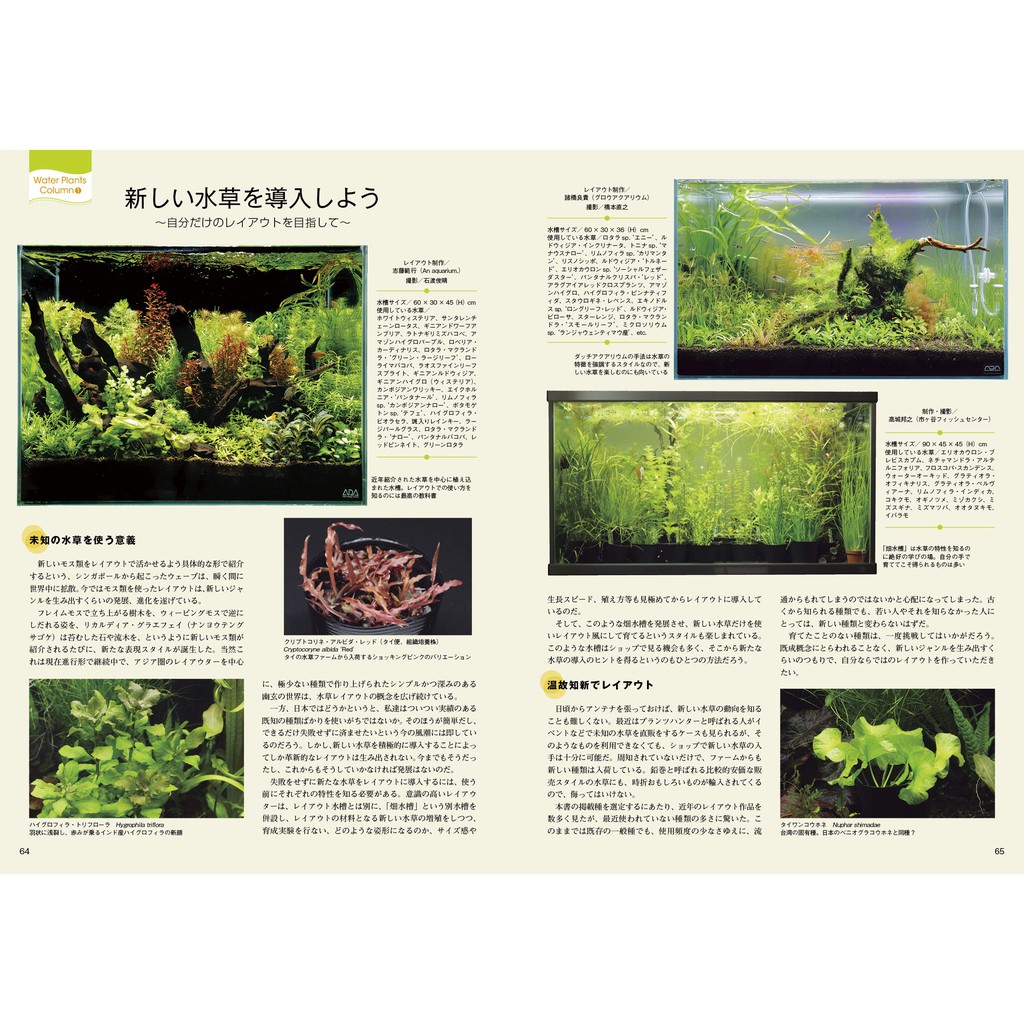 レイアウトに使える 水草500種図鑑 日文版 蝦皮購物