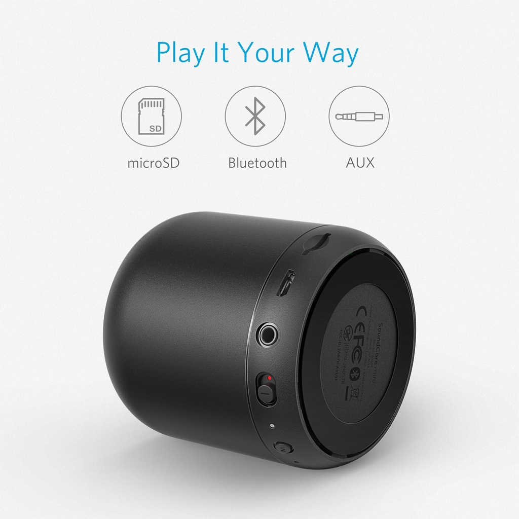 現貨 Anker Soundcore Mini 喇叭5w 15小時播放支援micro Sd卡fm收音機 蝦皮購物