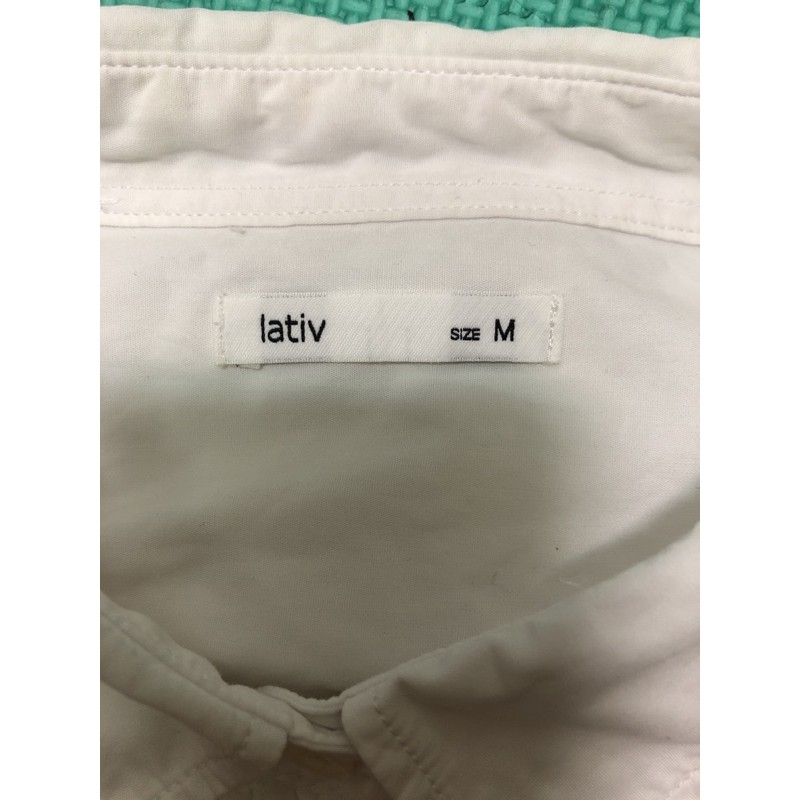 白襯衫 Lativ M Roberta Colum 日本襯衫 16 玫瑰花紋襯衫 蝦皮購物