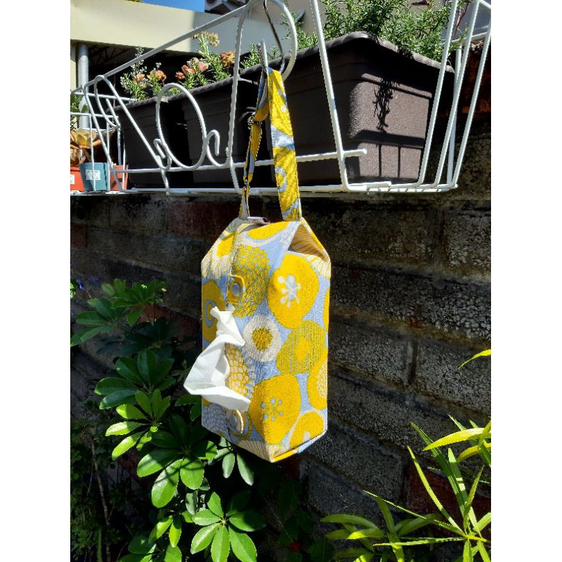 日系檸檬吊掛式面紙套【M手作】、適用Costco、舒潔、五月花抽取式衛生紙