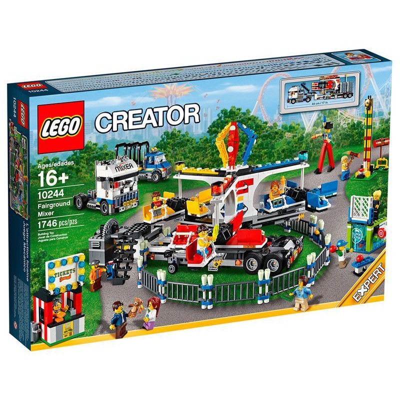 ［想樂］全新 樂高 Lego 10244 遊樂園嘉年華 Fairground Mixer (盒損)
