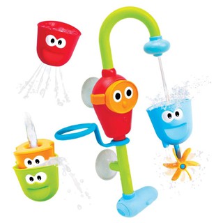 以色列 Yookidoo 戲水玩具-捉迷藏水龍頭齒輪套組|洗澡玩具【麗兒采家】