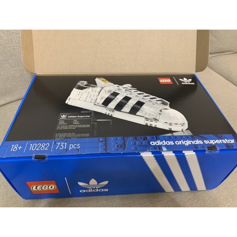 樂高LEGO （jerry客訂賣場 ）10282 adidas 聯名限定愛迪達經典球鞋（盒損品）