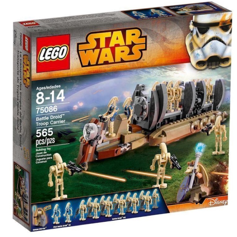 Lego 樂高 75086 星際大戰系列-Battle Droid Troop Carrier