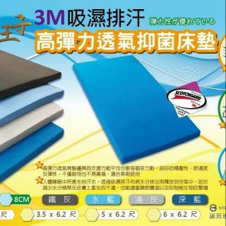 【女兒紅】3M 吸濕排汗 透氣床墊 雙層床 宿舍床墊 露營床墊 學生床墊 露營 床墊 (單/雙/加大)厚5／8公分