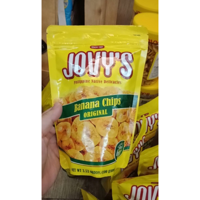 菲律賓長灘島名產 JOVY'S香蕉脆片100g