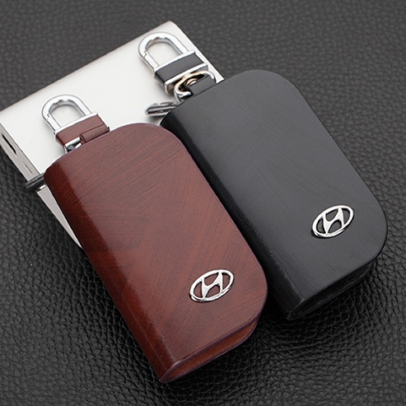 Hyundai 木紋鑰匙包 Terracan  tucson   elantra   veloster SantaFe