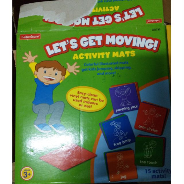 let's get moving activity mats