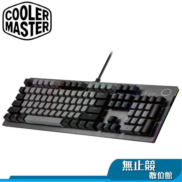Cooler Master酷碼 CK352 有線 中文 LC機械軸 RGB 雙色鍵帽 機械式鍵盤
