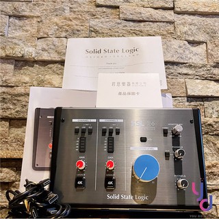 分期免運 贈專用線材/萬元音源 Solid Stage Logic SSL2+ USB 錄音 介面 卡 2in4out