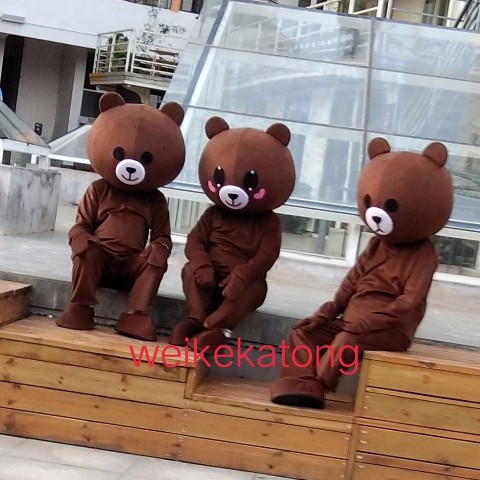 抖音熊行走卡通人偶服裝網紅熊玩偶服道具布朗熊熊本熊表演服裝 蝦皮購物
