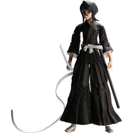 現貨 正版 BLEACH 死神 PLAY ARTS 改 朽木露琪亞 袖白雪 可動人偶