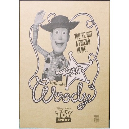 MEDICOM TOY Ultimate Woody 20TH 1:1  玩具總動員 20週年 1:1等比