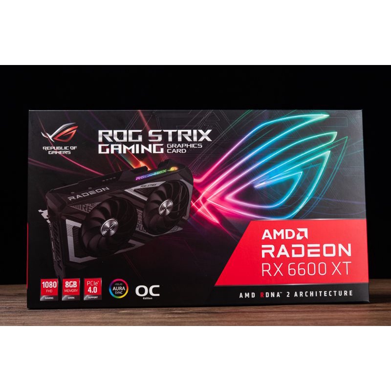 「95成新」ROG STRIX RX 6600 XT OC 顯示卡