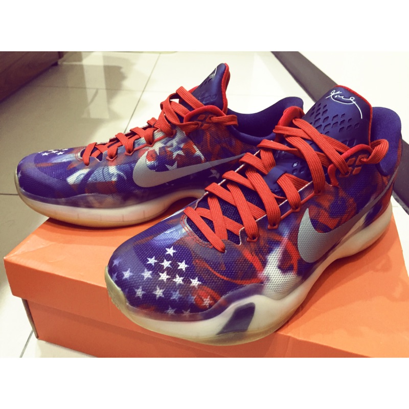 [自售］NIKE Kobe 10 美國獨立紀念日 3M反光 美國帶回