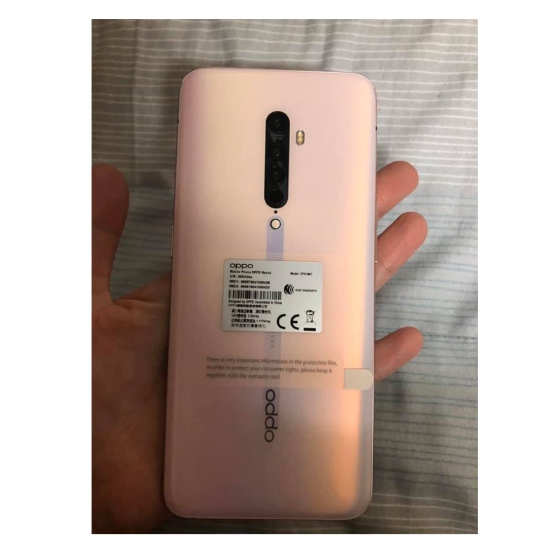 Oppo reno2(粉）手機（預定）