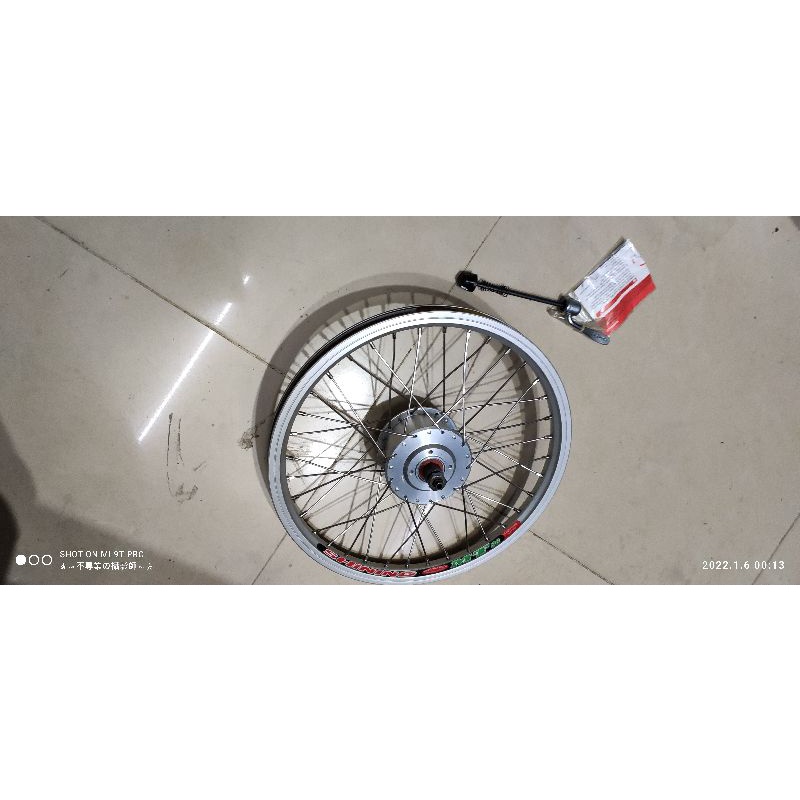 16吋腳踏車 前輪 快拆發電輪 請看說明