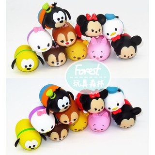 【Forest】現貨 日本迪士尼Tsum 疊疊樂平衡玩具公仔十隻組_米奇米妮小熊維尼遊戲唐老鴨黛西奇奇蒂蒂聖誕節 港