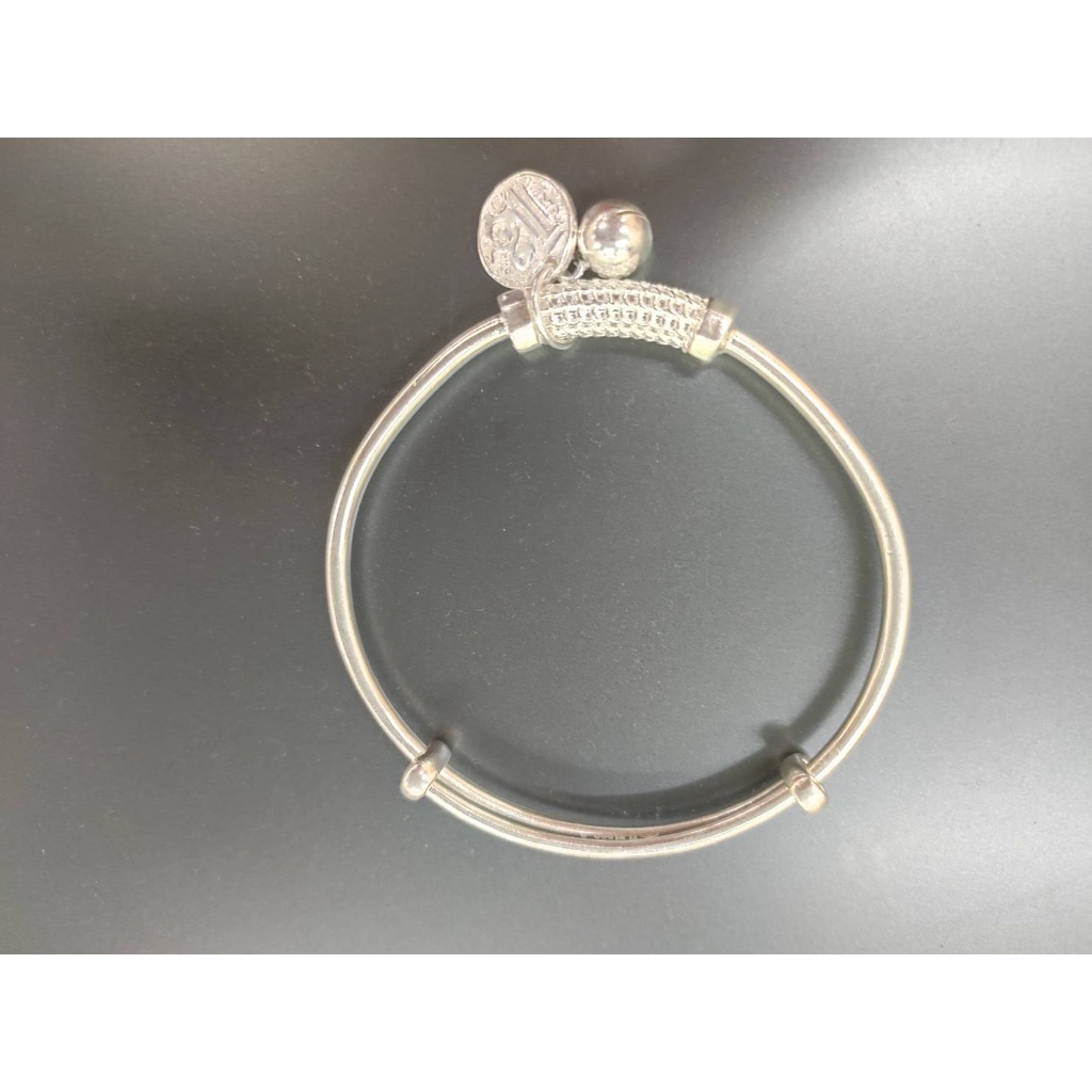 《 小英生活館》☆°╮可調整式足銀999.9純銀手環