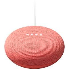2019最新版 Google Nest Mini 第二代 珊瑚紅 美版智慧藍芽音箱 (僅剩2台)