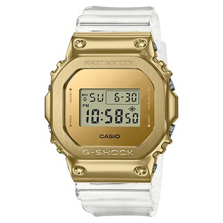 【CASIO】G-SHOCK 經典透明金系列 GM-5600SG-9 臺灣卡西歐公司貨 保固一年