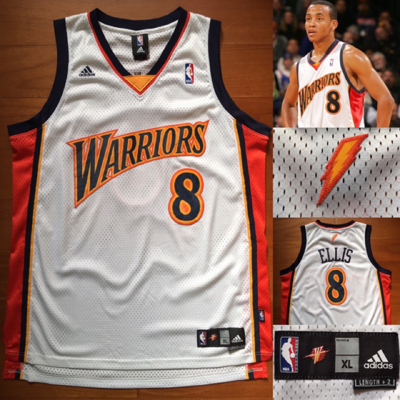 Monta Ellis Warriors ⚡️ Adidas NBA 勇士隊 復古球衣