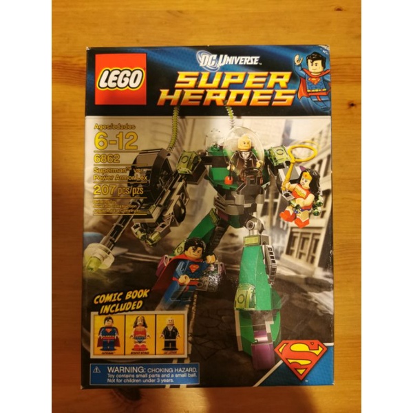 樂高 LEGO 6862 - 超級英雄 DC - 超人 神力女超人 雷克斯