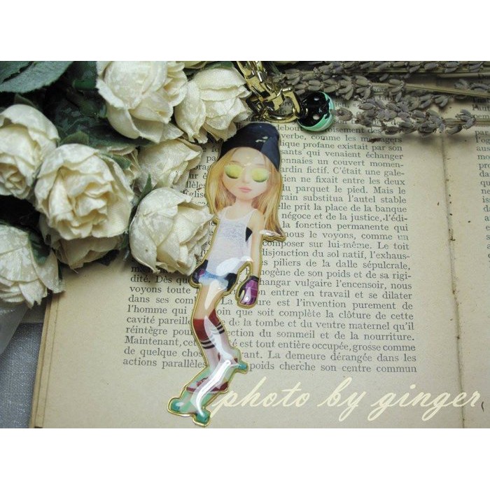 【ginger】Les Nereides N2 (現貨)溜滑板娃娃搭安全帽鑰匙圈
