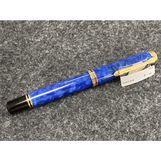 德國 Pelikan百利金 Souverän M800 帝王系列 BLUE O' BLUE 18K金筆尖鋼筆 活塞上墨