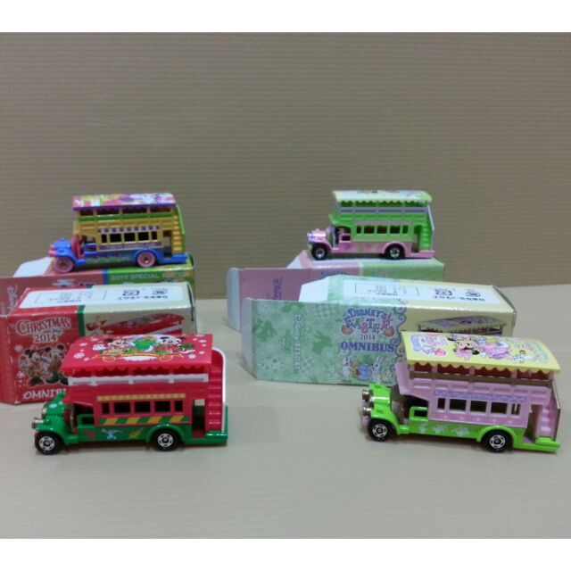Tomica 東京 迪士尼樂園 限定 2014 2015 復活節 聖誕節 雙層巴士 叮噹車 噹噹車 omnibus 新年