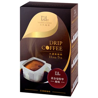 【史代新文具】力代 黃金曼特寧 濾掛式咖啡 11g 5包/盒