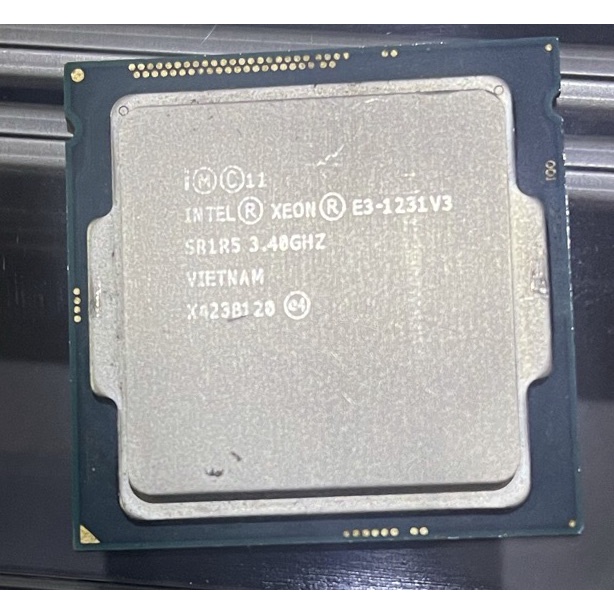 二手 INTEL CPU XEON E3-1231 v3 1150 處理器 四代 同 i7 4790 無內顯 瑕疵品