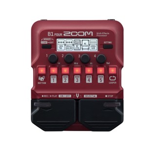 ZOOM B1 FOUR 電貝斯專用綜合效果器 原廠公司貨 【宛伶樂器】