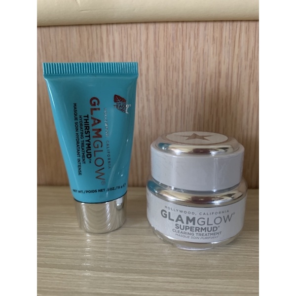 *現貨*GLAMGLOW面膜✨15g✨毛孔緊緻礦泥面膜 瞬效補水發光面膜