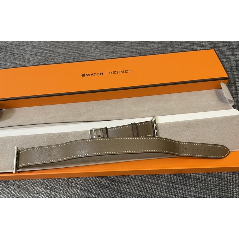 Apple Watch hermes 大象灰錶帶