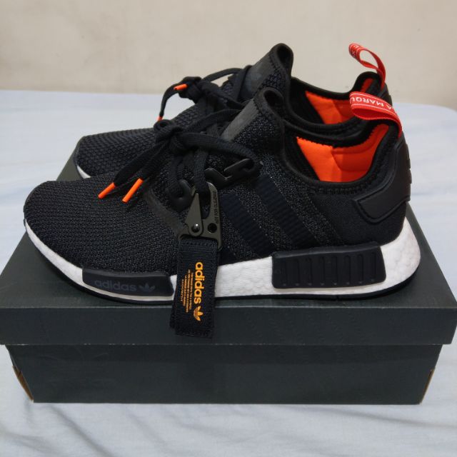 【現貨出清】adidas NMD R1 BOOST 黑橘 B37621