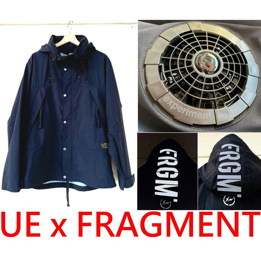 BLACK空冷降溫！極新uniform experiment x FRAGMENTx BURTLE冷風扇UE風衣外套夾克