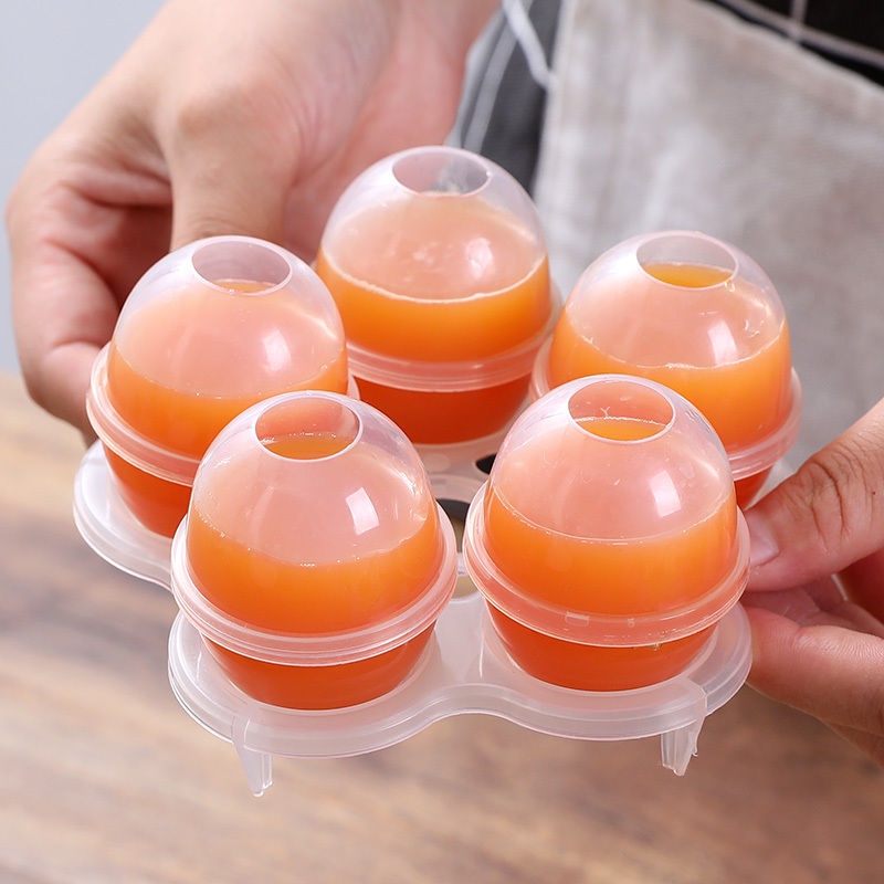 【廚房用品】實蛋模具套裝家用東北小吃燒烤實蛋製作器透明塑膠蛋殼蒸實蛋神器
