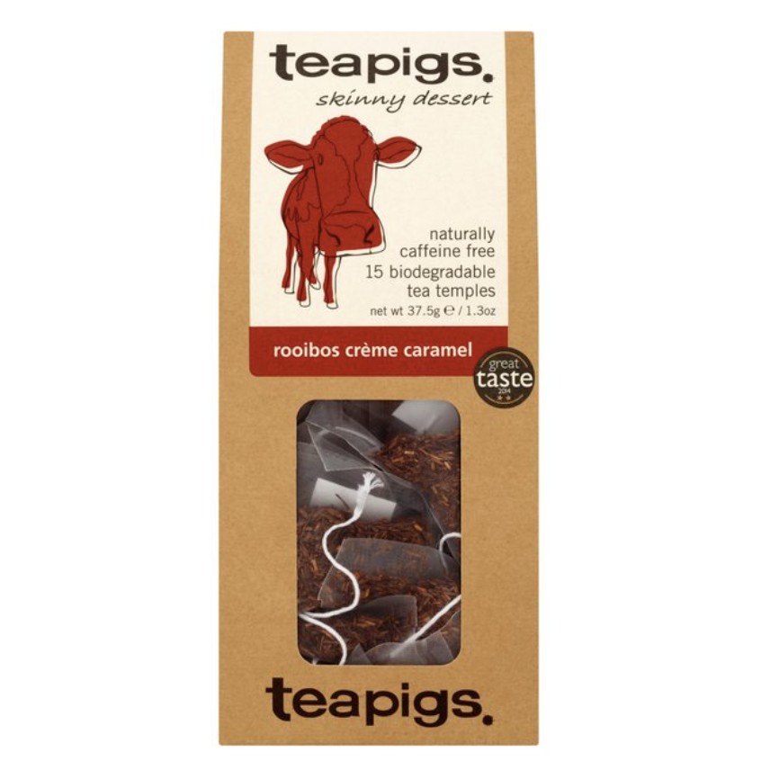 預購二盒組~英國 Teapigs 南非國寶奶油焦糖茶 Rooibos Creme Caramel 每盒 15 茶包