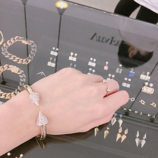 Vita Fede Titan Crystal Bracelet✨玫瑰金(XS) 粗版白鑽手環