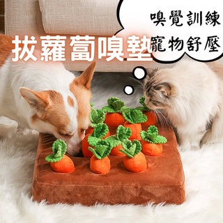 【台灣出貨 免運】拔蘿蔔 嗅聞墊 拔蘿蔔玩具 嗅聞玩具 寵物拔蘿蔔 狗狗玩具