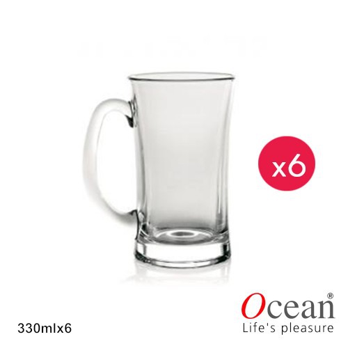【Ocean】盧加諾啤酒杯 330ml(6入)《好拾物》