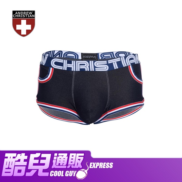 美國 ANDREW CHRISTIAN 丹寧牛仔低腰四角褲 DENIM POCKET BOXER 兩側有口袋可放簡單小物