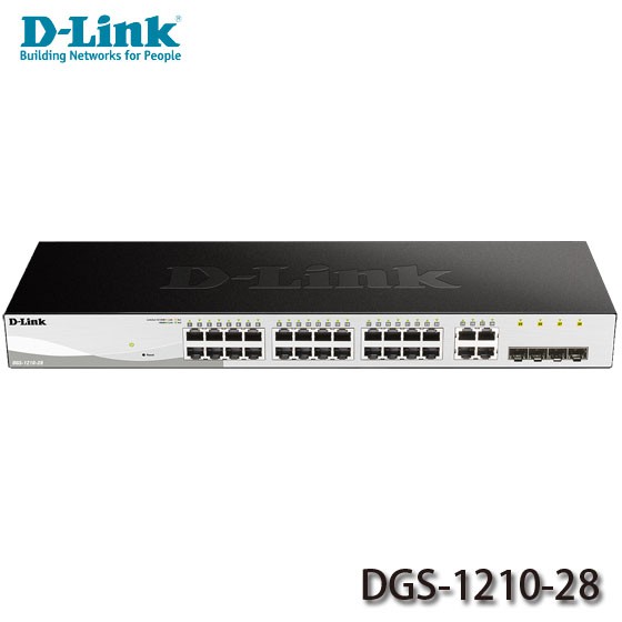 【3CTOWN】現貨 含稅 D-Link友訊 DGS-1210-28 24+4埠 智慧型 Gigabit交換器
