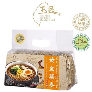 【玉民】黃金蕎麥QQ麵 自然日光曝曬 550g