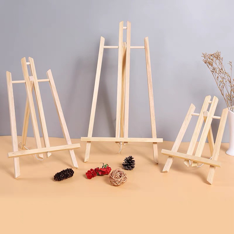 Diy數字油畫木質畫架40 50cm cm 可調節角度畫板支架 Diy 蝦皮購物